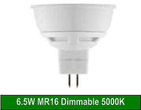 6.5W MR16 Dimmable 5000K