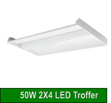 50W 2X4 LED Troffer