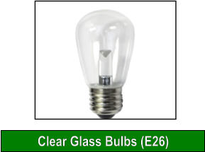 Clear Glass Bulbs (E26)