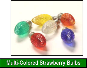 Multi-Colored Strawberry Bulbs