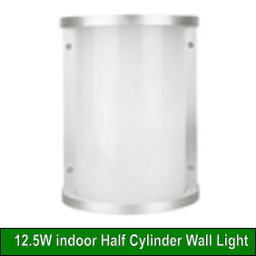 12.5W indoor Half Cylinder Wall Light